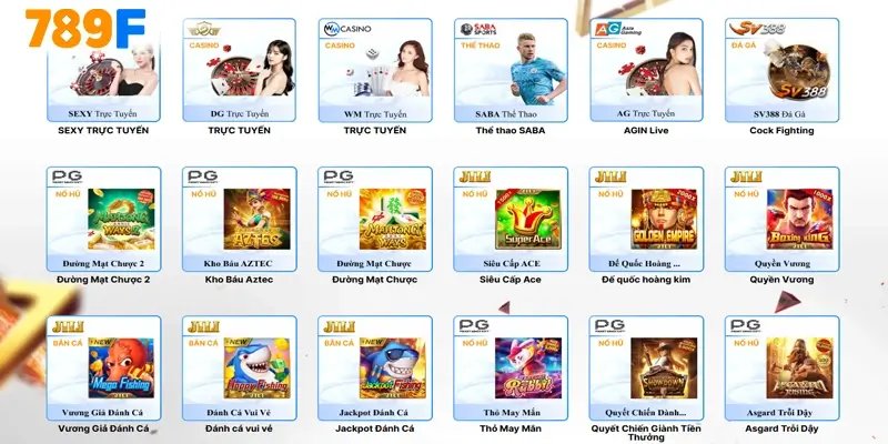 Giới thiệu một số trò chơi đang hot tại 789F