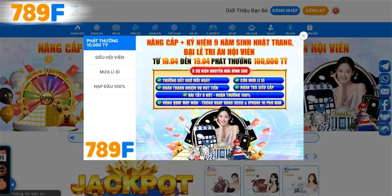 Giới thiệu về những điểm nổi bật tại nhà cái 789F